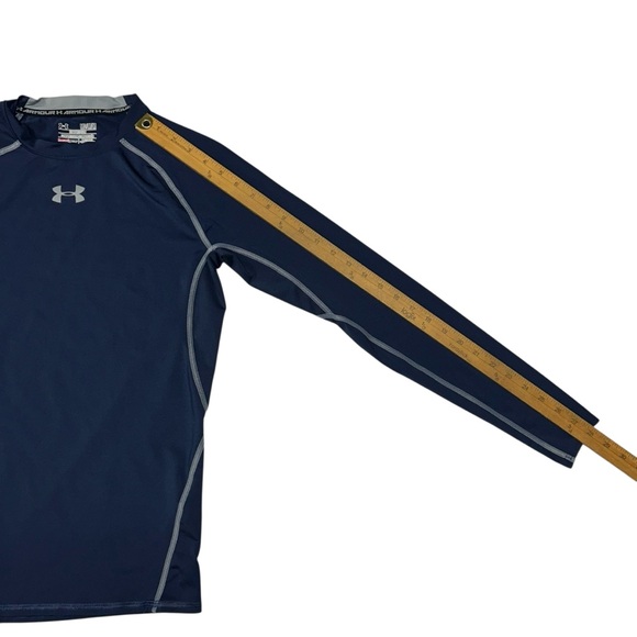 Under Armour Mens Size M Compression Shirt Gym Training Running Long Sleeve - Picture 7 of 9